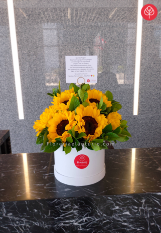 Arreglo de Girasoles para cumpleaños en lima