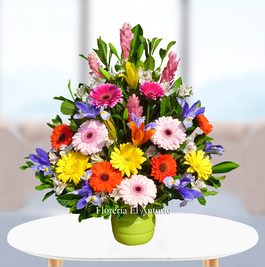 Arreglo floral para cumpleaños aniversarios 