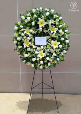 Coronas Fúnebres, coronas florales en lima Perú 