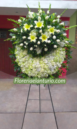 Coronas Fúnebres, coronas florales en lima Perú 