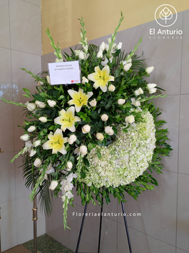 Coronas Fúnebres, coronas florales en lima Perú 