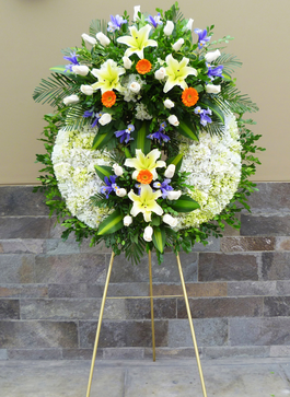 Corona de defunción en lima, miraflores, san borja